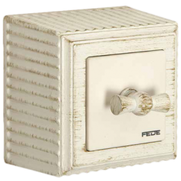 FD01501BD Рамка для накладного монтажа Roma Белый 1-постовая Fede