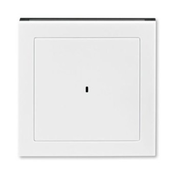 Накладка ABB Levit для выключателя карточного белый / дымчатый чёрный 3559H-A00700 62 2CHH590700A4062