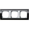 0213736 Рамка Event Clear Черный / Алюминий 3-постовая Gira