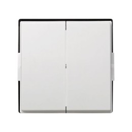 2705026-030 Клавиша (2шт) для выключателя двухклавишного (механизм Simon 27), IP44, IK07, Scudo, белый