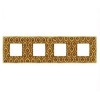 FD01444GOB Рамка Belle Epoque Tapestry Alienagold / bright gold 4-постовая гор/верт. Fede