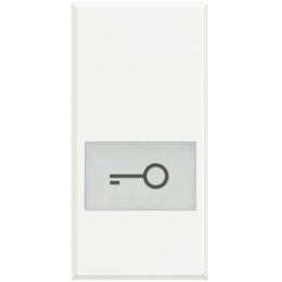HD4921LF Axolute Клавиши с подсвечиваемыми символами для выключатель в дизайне AXIAL - 1 модуль, ключ Bticino
