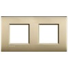 LNE4802M2OF Рамка LivingLight Air Золото матовое 2+2 модуля Bticino