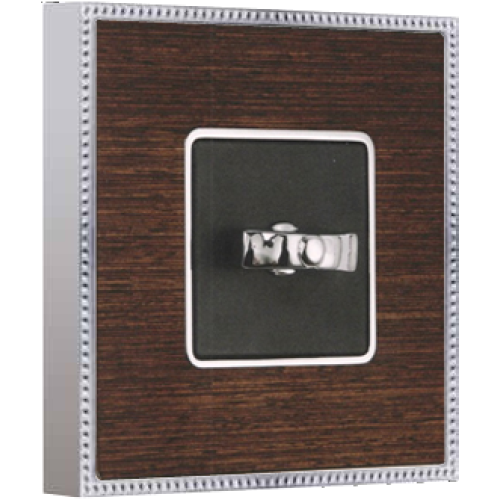 FD01451WCB Рамка Belle Epoque Wood Венге / Хром 1-постовая Fede