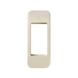 27614-31 Рамка узкая с суппортом на 1 узкий модуль, 32х82мм, слоновая кость Simon 27