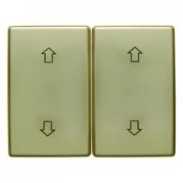 14340302 Клавиши с оттиском Стрелки цвет: золотой, металл Arsys Berker