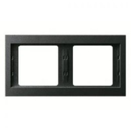 13637006 Рамка K.1 Антрацит матовый 2-постовая Berker