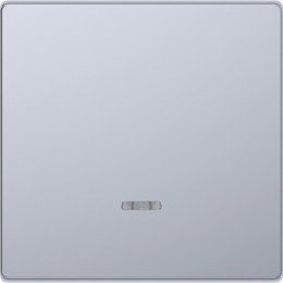 MTN3320-6036 D-life клавиша 1-ная с линзой для led модуля, нерж.сталь Merten