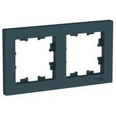ATN000802 Рамка AtlasDesign Изумрудный 2-постовая Schneider Electric ATN000802 Рамка AtlasDesign Изумрудный 2-постовая Schneider Electric