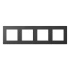 2400640-038 Рамка на 4 поста, графит Simon 24