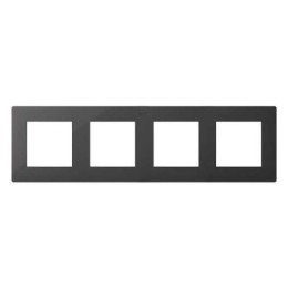 2400640-038 Рамка на 4 поста, графит Simon 24