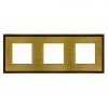 FD01243PM Рамка Madrid Matt Patina 3-постовая Fede