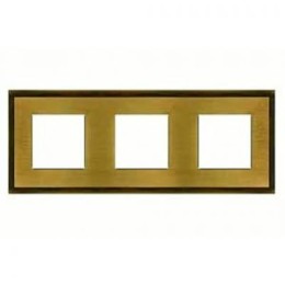 FD01243PM Рамка Madrid Matt Patina 3-постовая Fede