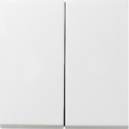 0128112 Трехклавишный перелючатель с самовозвратом 10А/250В в сборе Белый Gira F100