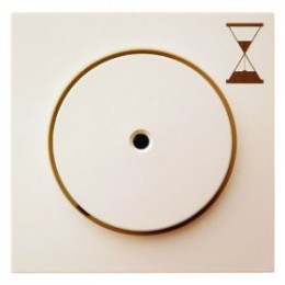 16748982 Центральная панель с нажимной кнопкой для механизма реле времени цвет: белый, с блеском S.1 Berker