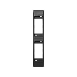 82625-68 Рамка двухпостовая под 2 узких модуля 32х160мм пластик. суппорт и креп. винты в комплекте, графит Simon 82