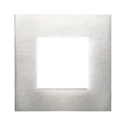 N2271 OX Рамка Zenit Натуральная сталь 1-постовая ABB