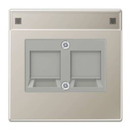 ES2969-2NAT Крышка для двойной розетки UAE Jung LS серия