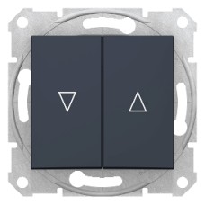 SDN1300370 Выкл. д/жалюзи мех.блок, графит Schneider Electric SDN1300370 Выкл. д/жалюзи мех.блок, графит Schneider Electric