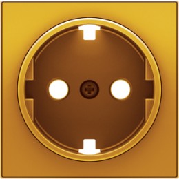 8588 NA Накладка для розеток 2Р+Е SCHUKO Оранжевый, ABB