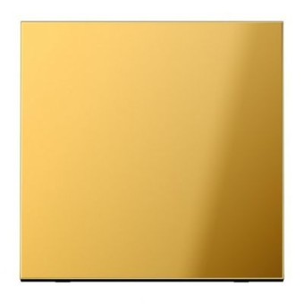 GO1561.07F LS 990 Блеск золота Накладка светорегулятора/выключателя нажимного с ДУ (радио) Jung LS серия
