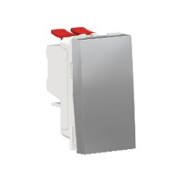 NU310530 Переключатель 1-клавишный, перекрест, сх.7, 10 AX, 250 В, Алюминий Schneider Electric