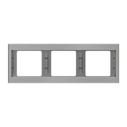 13737004 Рамка K.5 Нержавеющая сталь 3-постовая Berker