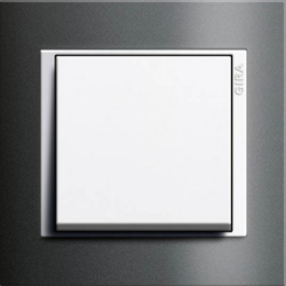 0211328 Рамка Event Черный / Белый 1-постовая Gira