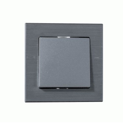 ATN312101 Рамка одинарная Schneider Electric Atlasdesign Nature, серебро металл