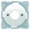 14322089 Центральная панель для сигнального и контрольного устройства ? 22,5 мм, полярная белизна, с блеском R.1 Berker