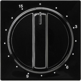 064047 Накладка таймера 15 мин Черный Gira S-color