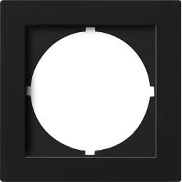 028147 Накладка с вырезом для приборов с панелью 50*50 мм DIN 49 086 Черный Gira S-color