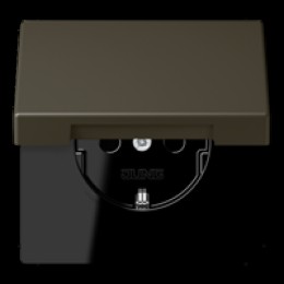 LC1520KIKL32140 Les Couleurs® Le Corbusier SCHUKO®-розетка с откидной крышкой и со встроенной повышенной защитой от прикосновения ombre naturelle 31 Jung