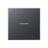 EP490KOAN EcoProfi Клавиша для выключателя с окошком для подсветки; антрацит Jung