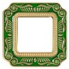 FD01361VEEN Рамка Smalto Italiano Firenze Изумрудно-зеленый 1-постовая Fede