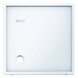 12336089 Центральная панель для кнопки c шнурковым приводом с линзой, Q.1/Q.3, цвет: полярная белизна, с эффектом бархата Berker