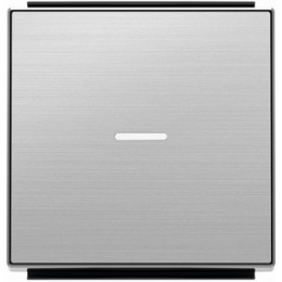 8501.3 AI Клавиша для 1-клав. выкл-й/перекл-й/кнопок линзой подсветки Нержавеющая сталь , ABB