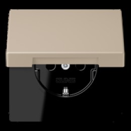 LC1520KIKL32142 Les Couleurs® Le Corbusier SCHUKO®-розетка с откидной крышкой и со встроенной повышенной защитой от прикосновения ombre naturelle claire Jung