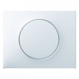 11357009 Центральная панель с регулирующей кнопкой для поворотного диммера цвет: полярная белизна, с блеском K.1 Berker