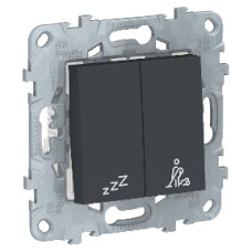 NU521754 кнопочный выключатель не беспокоить - убрать номер Антрацит Schneider Electric NU521754 кнопочный выключатель не беспокоить - убрать номер Антрацит Schneider Electric