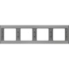 13837004 Рамка K.5 Нержавеющая сталь 4-постовая Berker