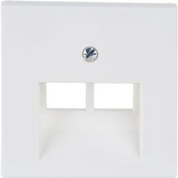 A569-2NPANDWW Крышка для 2-х модульных разъемов, бел. Jung A серия