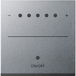 226026 Сенсорная накладка для светорегуляторов System 2000 Алюминий Gira