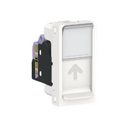 NU341418 Розетка компьютерная, RJ45, одиночная, кат. 6 UTP, 1 Модуль, Белый Schneider Electric