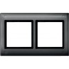 MTN401214 Рамка Aquadesign Антрацит 2-постовая Merten