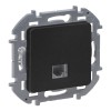 Телефонная розетка RJ11 Антрацит Legrand INSPIRIA 673823