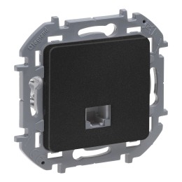 Телефонная розетка RJ11 Антрацит Legrand INSPIRIA 673823