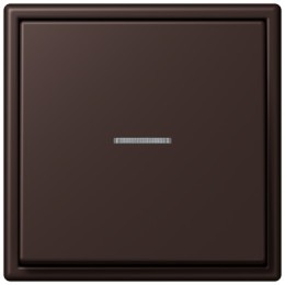 LC990KO54320J Les Couleurs® Le Corbusier Клавиша для выключателя/кнопки с окошком для подсветки terre d‘ombre brulee 59 Jung