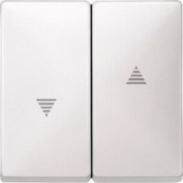 MTN411519 Клавиша х2 для жалюзи, белый Merten