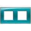 LNA4802M2VD Рамка LivingLight Квадрат Зеленый 2+2 модуля Bticino